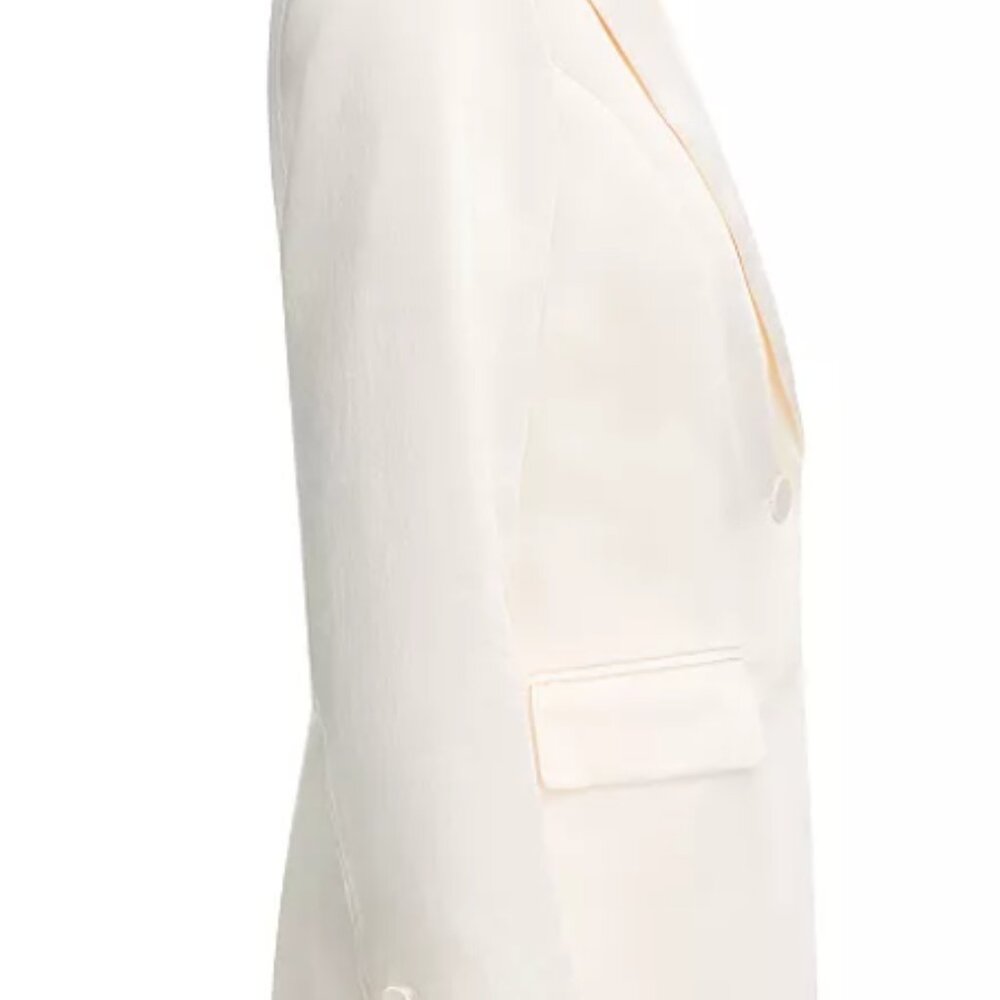 NWT Aqua (Bloomingdales Exclusive) Satin Blazer, Size L - Picture 4 of 10